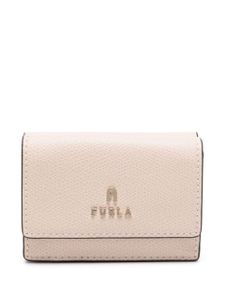 Furla portefeuille Camelia en cuir à plaque logo - Tons neutres