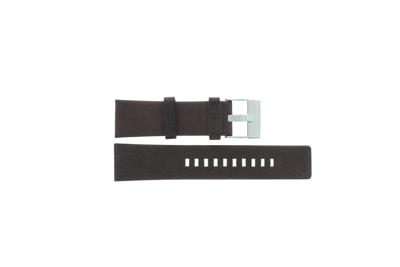 Horlogeband Diesel DZ4340 / Overflow Leder Bruin 24mm