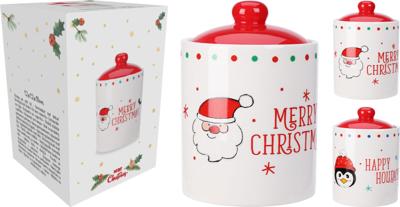 Voorraadpot kerst 14 cmm 2ass kerstversiering - Nampook
