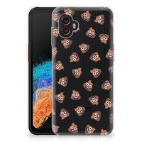 TPU bumper voor Samsung Galaxy Xcover 6 Pro Poep Emojis