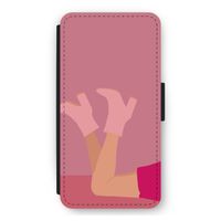 Pink boots: iPhone 11 Pro Max Flip Hoesje