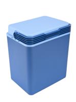 Koelbox blauw 24 liter 40 x 25 x 37 cm - Koelboxen