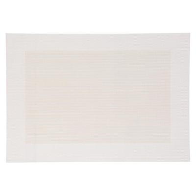 Secret de Gourmet diner placemat Texaline - wit - 50 x 35 cm - Onderleggers