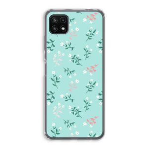 Small white flowers: Samsung Galaxy A22 5G Transparant Hoesje