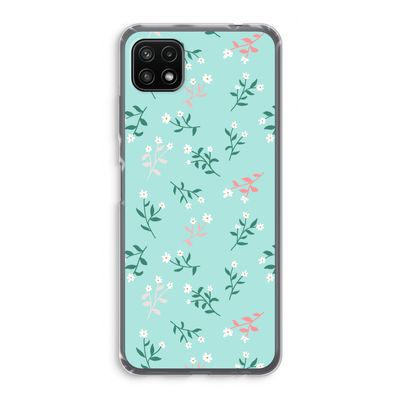 Small white flowers: Samsung Galaxy A22 5G Transparant Hoesje