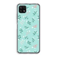 Small white flowers: Samsung Galaxy A22 5G Transparant Hoesje