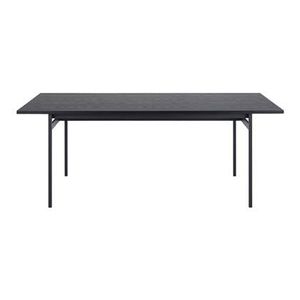 "by fonQ basic Sleek Eettafel - 200 x 90 cm - Zwart "