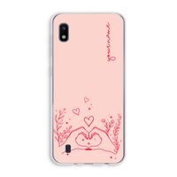 Love is in the air: Samsung Galaxy A10 Transparant Hoesje