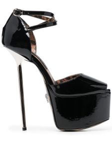 Philipp Plein sandales 170 mm à plateforme - Noir