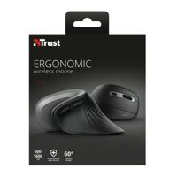 Wireless muis Trust 23507 Zwart Zwart/Zilverkleurig Zilverkleurig 1600 dpi