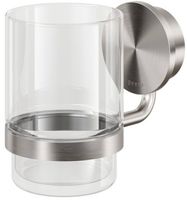 Geesa Opal Glashouder Met Glas Geborsteld RVS