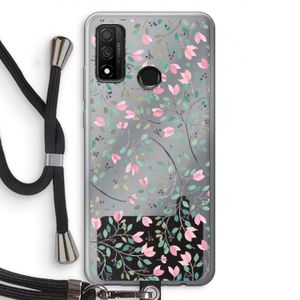 Sierlijke bloemen: Huawei P Smart (2020) Transparant Hoesje met koord