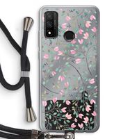 Sierlijke bloemen: Huawei P Smart (2020) Transparant Hoesje met koord