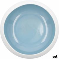 Kom Ariane Organic Keramisch Blauw (16 cm) (6 Stuks)
