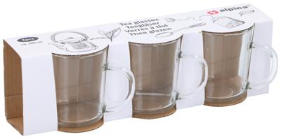 Theeglas 200 ml 3 stuks