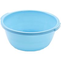 Kunststof teiltje/afwasbak rond 10 liter blauw - Afwasbak