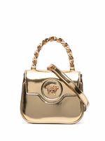 Versace mini sac La Medusa en cuir verni - Or - thumbnail