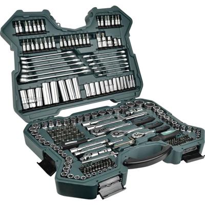 Brüder Mannesmann M98430 Dopsleutelset Metrisch 1/4 (6.3 mm), 3/8 (10 mm), 1/2 (12.5 mm) 215-delig