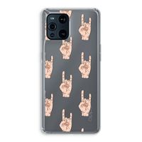 Rock: Oppo Find X3 Pro Transparant Hoesje