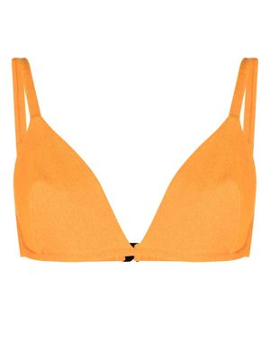Form and Fold haut de bikini The Triangle Mango Terry - Orange