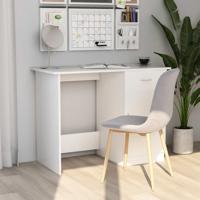 Bureau 100x50x76 cm bewerkt hout wit