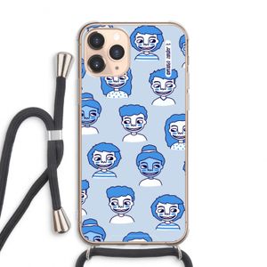 Gezichtjes: iPhone 11 Pro Max Transparant Hoesje met koord