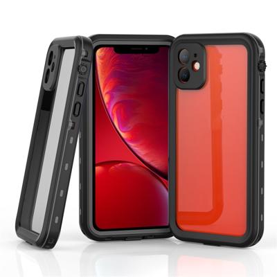 Voor iPhone 11 RedPepper shock proof waterdichte PC + TPU beschermhoes (zwart)