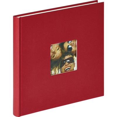 walther+ design FA-205-R Fotoalbum (b x h) 26 cm x 25 cm Rood 40 bladzijden