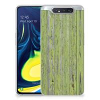 Samsung Galaxy A80 | Bumper Hoesje | Green Wood