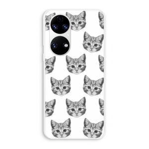 Kitten: Huawei P50 Transparant Hoesje