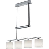 LED Hanglamp 4-lichts Mat Wit Aluminium - E14 Fitting