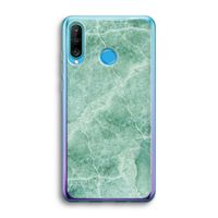 Groen marmer: Huawei P30 Lite Transparant Hoesje