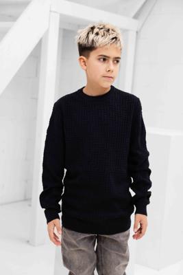 Antony Morato Merino Sweater Kids Donkerblauw - Maat 152 - Kleur: Blauw | Soccerfanshop