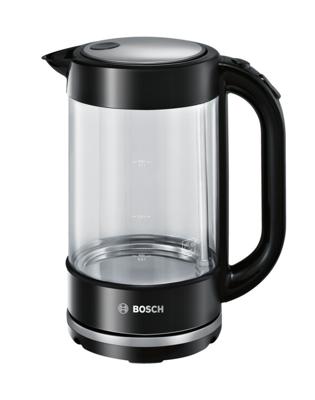 Bosch TWK70B03 waterkoker 1,7 l 2400 W Zwart, Transparant
