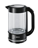 Bosch TWK70B03 waterkoker 1,7 l 2400 W Zwart, Transparant