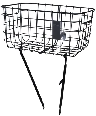 Fietsmand Basil Robin - zwart