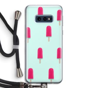 Waterijsje: Samsung Galaxy S10e Transparant Hoesje met koord