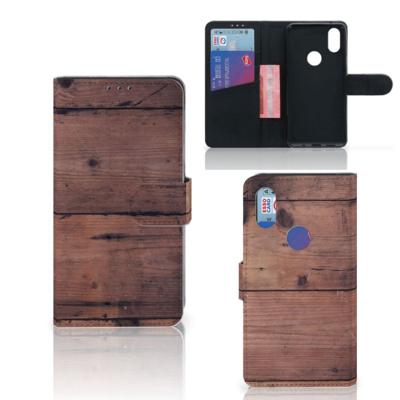 Xiaomi Mi Mix 2s | Book Style Case | Old Wood