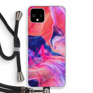 Earth And Ocean: Pixel 4 Transparant Hoesje met koord