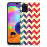 Samsung Galaxy A31 | TPU bumper | Zigzag Multi Color