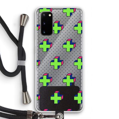 8-bit N°10: Samsung Galaxy S20 Transparant Hoesje met koord