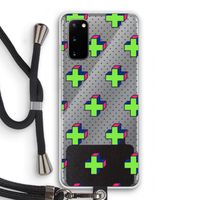 8-bit N°10: Samsung Galaxy S20 Transparant Hoesje met koord