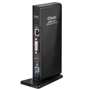 CLUB3D UNIVERSEEL USB 3.0 Type A 1x HDMI 1x DVI ,UTP aansluitingen DisplayLink™ gecertificeerd Docking Station