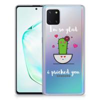 Samsung Galaxy Note 10 Lite Telefoonhoesje met Naam Cactus Glad