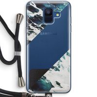 Golven: Samsung Galaxy A6 (2018) Transparant Hoesje met koord