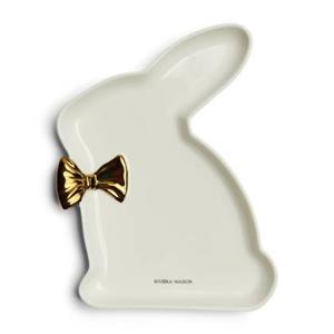 Riviera Maison Serveerbord Paashaas, Paasservies - Easter Bunny - Wit