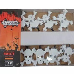 Halloween LED Slinger Doodshoofd - Buitengewoon de Boet