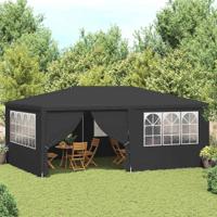 Partytent met zijwanden professioneel 90 g/m² 4x6 m antraciet