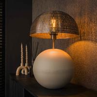 LifestyleFurn Tafellamp 'Teegan' 57cm hoog, kleur Naturel Grey