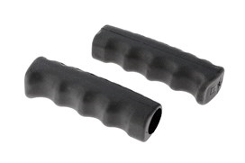 Westphal handvatten &apos;model batavus&apos; 110/110mm, zwart met vingernok grip (werkplaatsverpakking)